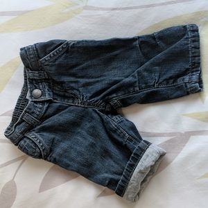 *4/$20* Old Navy cotton lined jeans 0-3 mo